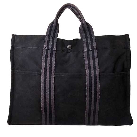 Hermes Handbags - HERMÈS HERLINE CANVAS TOTE